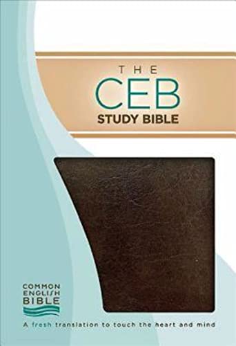 Study Bible-Ceb: Common English Bible, Bonded Leather, Study Bible von Common English Bib